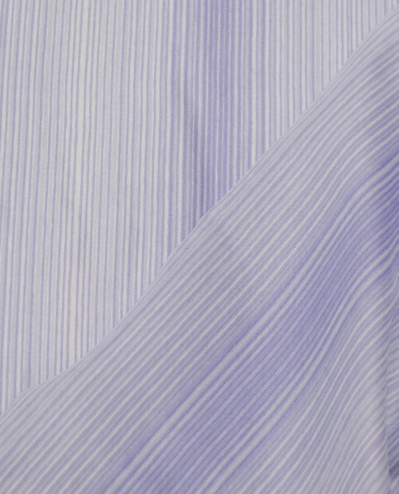 Ткань Трикотаж Принтованный 1460 цвет фиолетовый полоска картинка 1