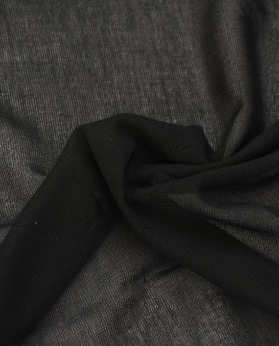 Ткань Вискоза 0271 цвет черный картинка
