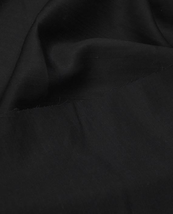 Ткань Вискоза 0275 цвет черный картинка 2