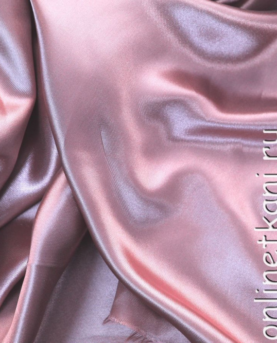 Ткань Атлас "Дикая Роза" 025 цвет розовый картинка