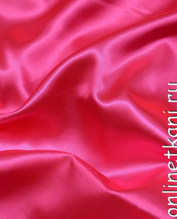 Ткань Атлас 042 цвет розовый картинка