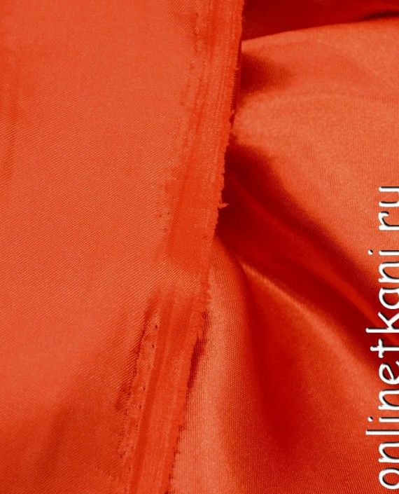 Ткань Атлас 046 цвет оранжевый картинка 1