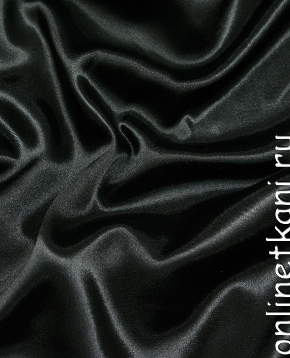 Ткань Атлас 059 цвет черный картинка