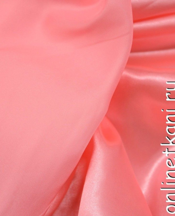 Ткань Атлас 061 цвет розовый картинка 1