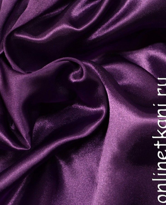 Ткань Атлас 088 цвет фиолетовый картинка 2
