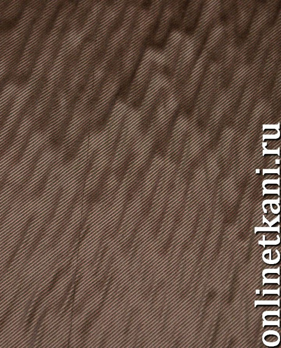 Ткань Атлас 121 цвет коричневый картинка
