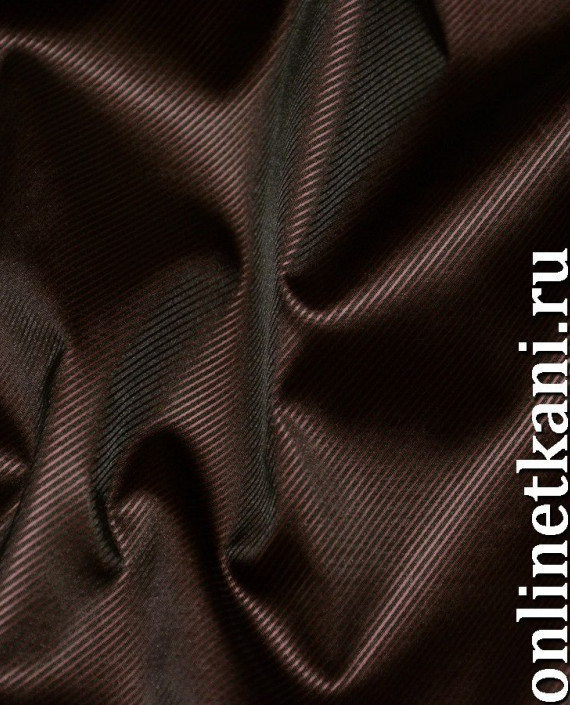 Ткань Атлас 130 цвет коричневый картинка
