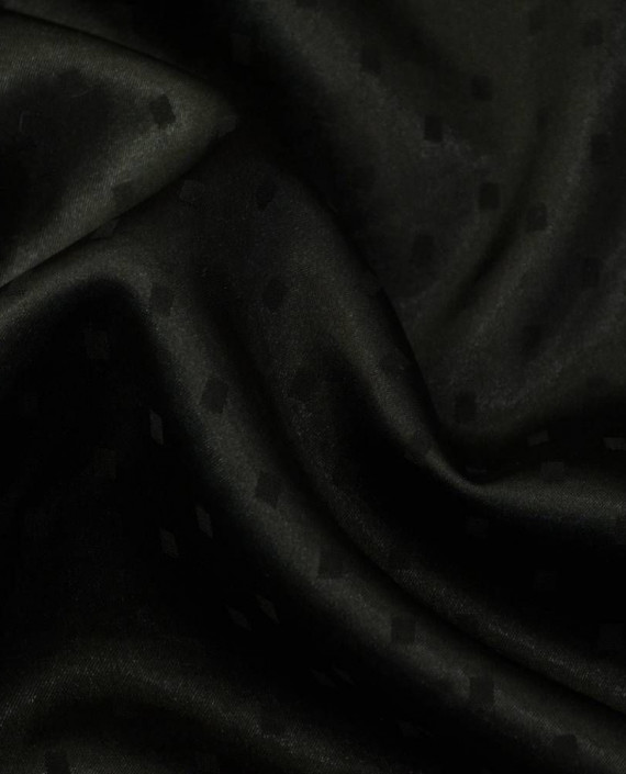 Ткань Атлас 203 цвет черный картинка