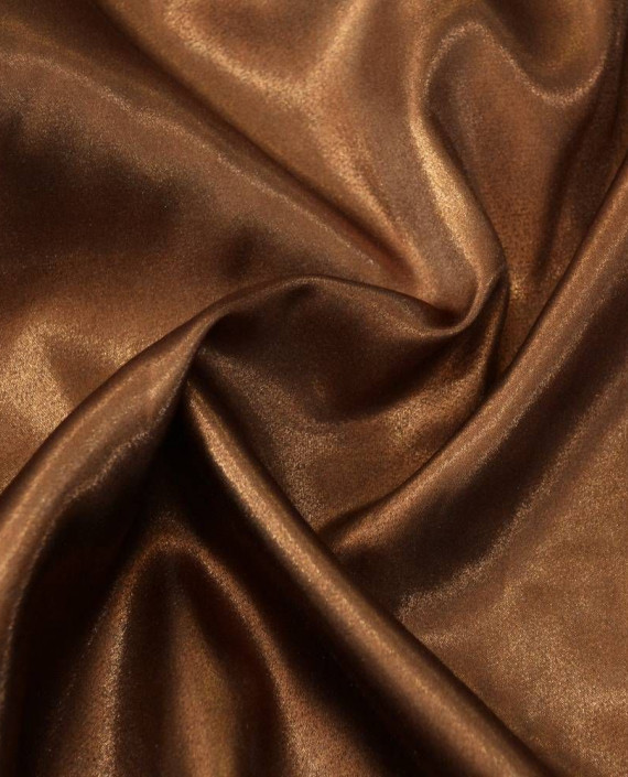 Ткань Атлас 207 цвет коричневый картинка
