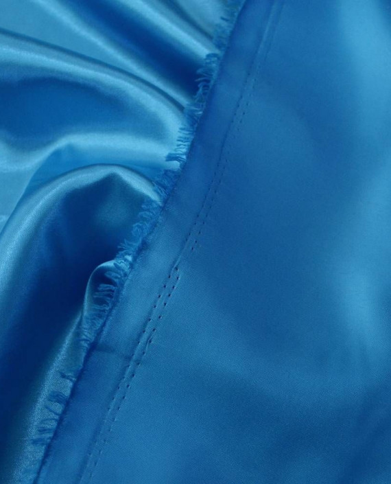 Ткань Атлас 221 цвет голубой картинка 1