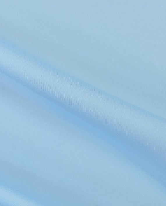 Последний отрез-2.5м Атласная ткань 1258 цвет голубой картинка 2