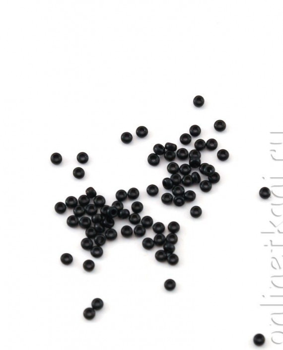 Бисер Черный (маленький пакет) 004 цвет черный картинка 1
