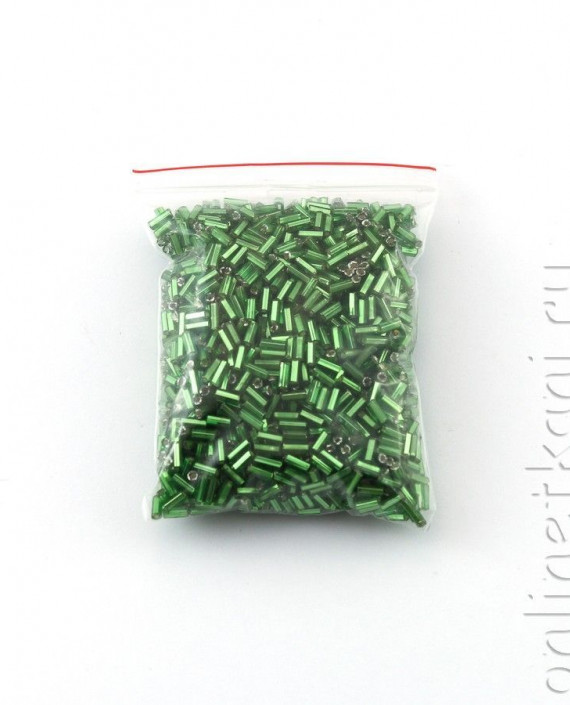 Стеклярус Зеленый (маленький пакет) 009 цвет зеленый картинка