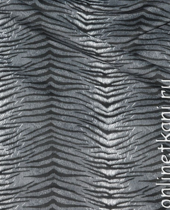Ткань Джинс "Серый тигр" картинка