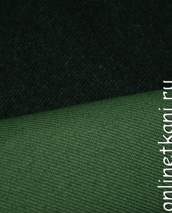 Ткань Джинс 190 цвет зеленый картинка 1