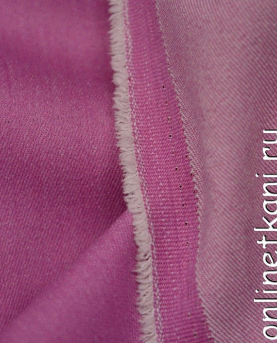 Ткань Джинс 215 цвет розовый картинка 1