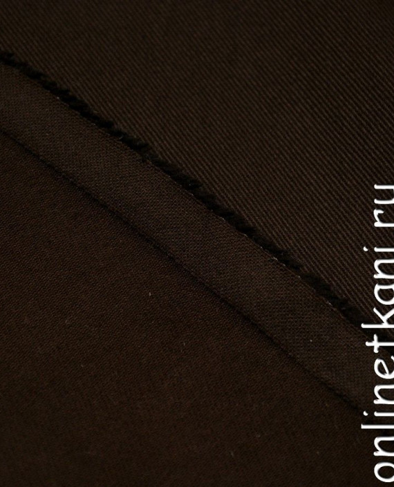 Ткань Джинс 246 цвет коричневый картинка 1