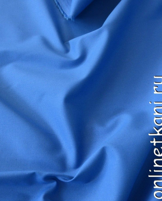 Ткань Джинс "Небесный синий" 406 цвет голубой картинка 1