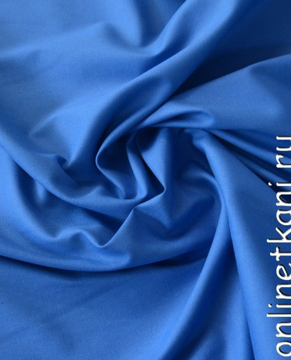 Ткань Джинс "Небесный синий" 406 цвет голубой картинка 2