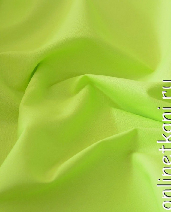 Ткань Джинс "Яркий салатовый" 416 цвет зеленый картинка 1
