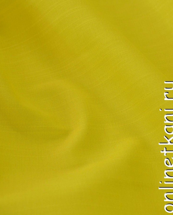 Ткань Джинс 420 цвет желтый картинка