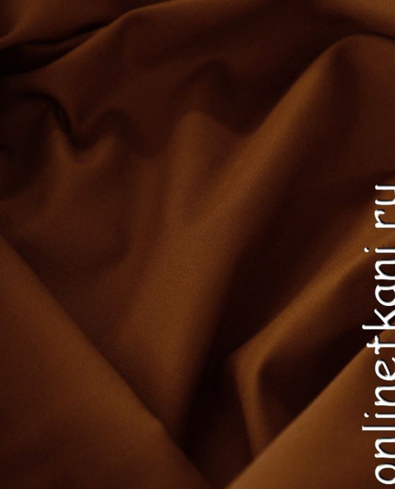 Ткань Хлопок 429 цвет коричневый картинка 1