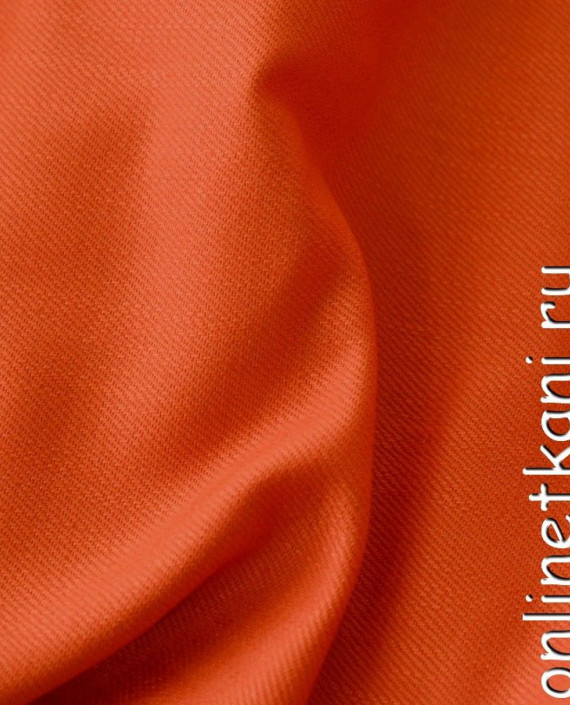 Ткань Джинс "Абрикосовый" 436 цвет оранжевый картинка