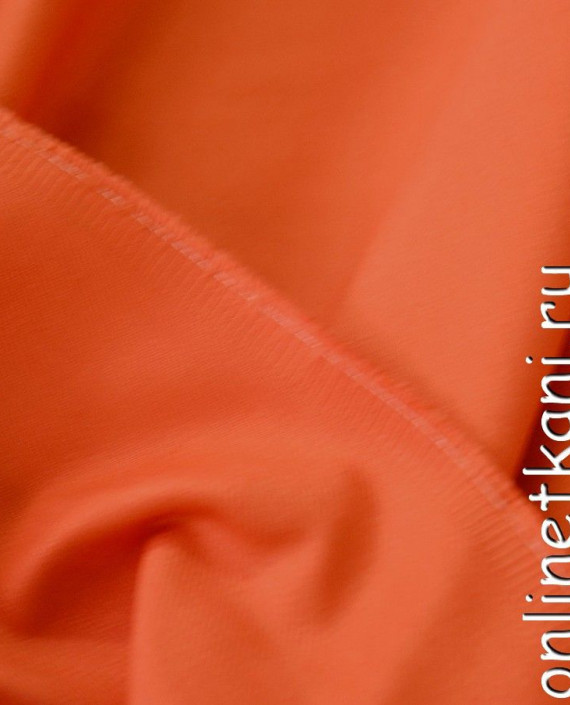 Ткань Джинс "Абрикосовый" 436 цвет оранжевый картинка 2