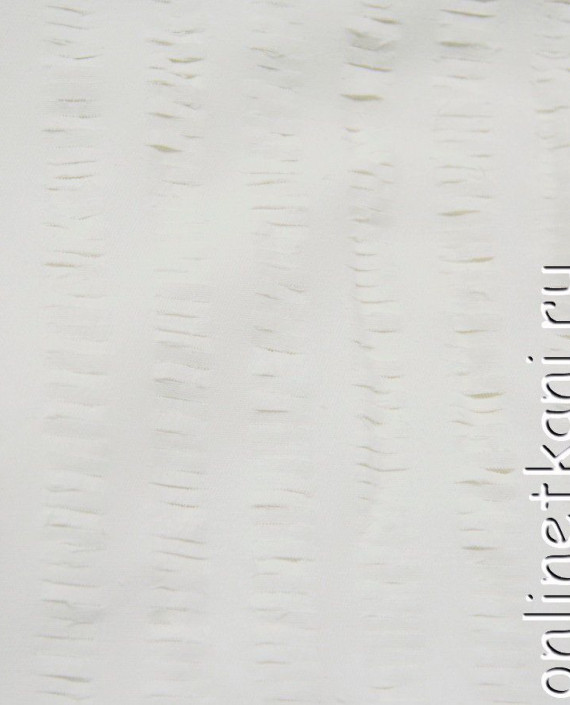 Ткань Джинс 454 цвет белый в полоску картинка