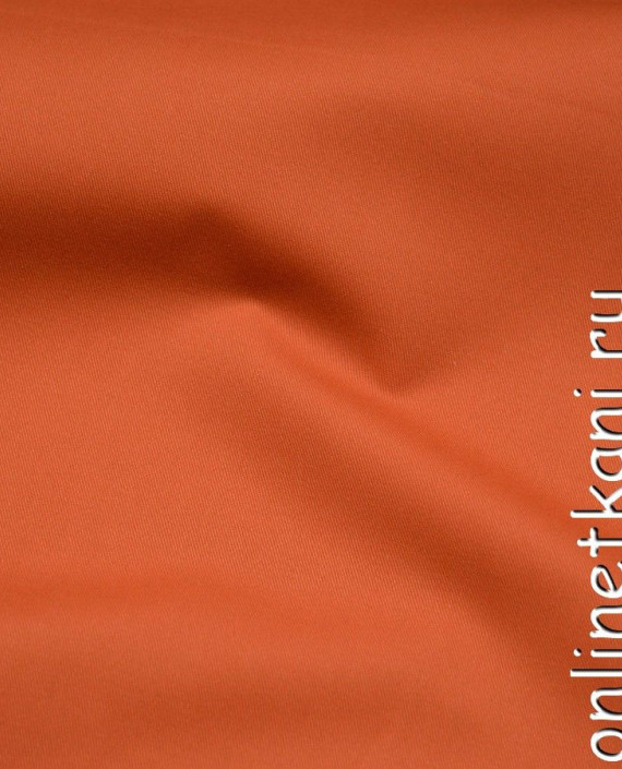 Ткань Джинс 481 цвет оранжевый картинка