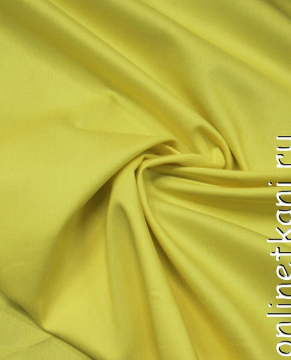 Ткань Джинс Рубашечный 0966 цвет желтый картинка 2