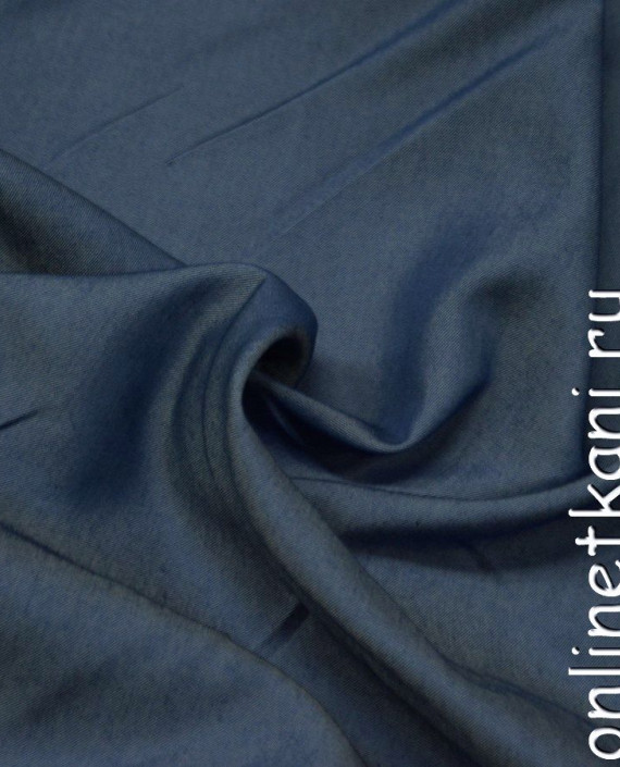 Ткань Джинс Рубашечный 0970 цвет синий картинка 2