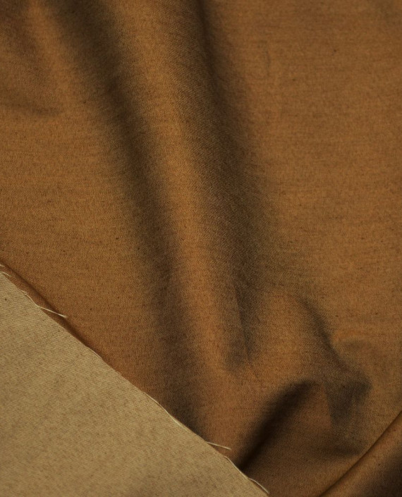 Ткань Джинс Рубашечный 538 цвет коричневый картинка 1