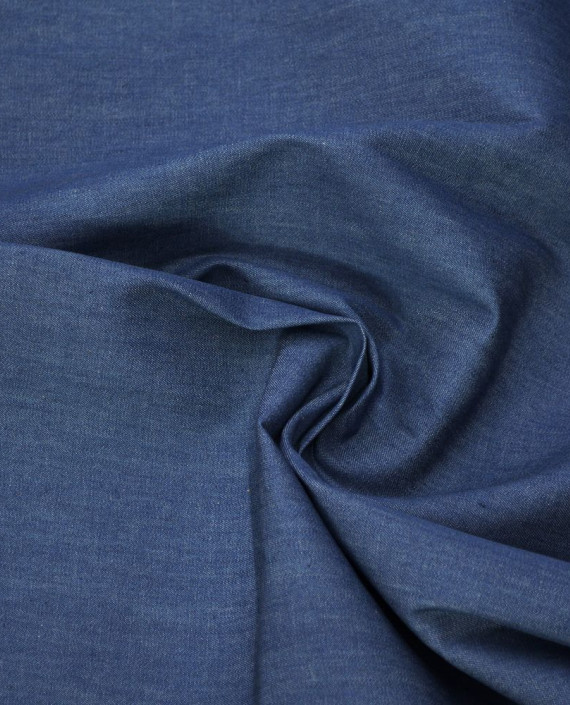 Ткань Джинс Рубашечный 541 цвет синий картинка