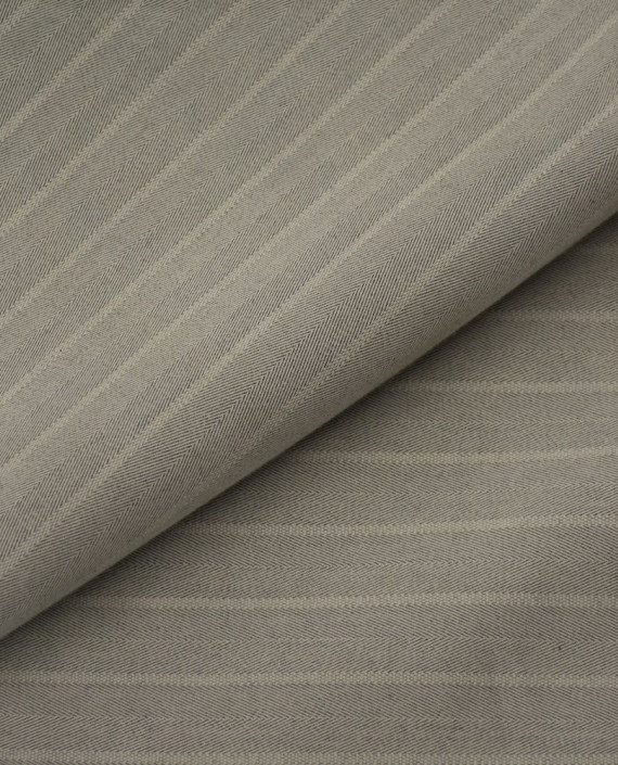 Ткань Джинс 619 цвет серый в полоску картинка 2