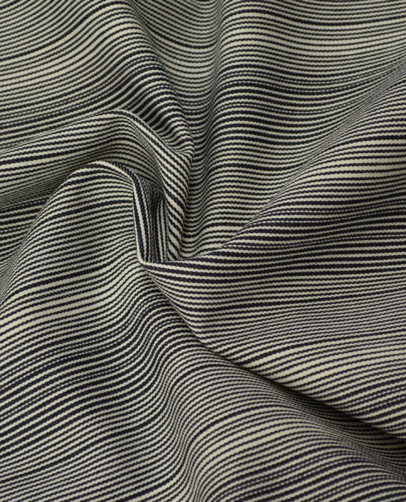 Ткань Джинс 652 цвет серый в полоску картинка