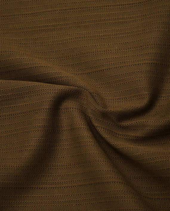 Ткань Хлопок Костюмный 654 цвет коричневый картинка