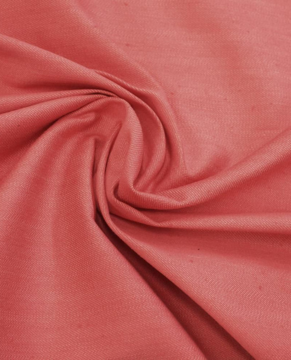 Ткань Джинс "Розовый коралл" 703 цвет розовый картинка
