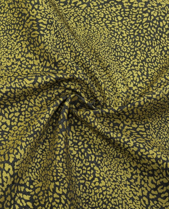 Ткань Джинс 704 цвет желтый леопардовый картинка