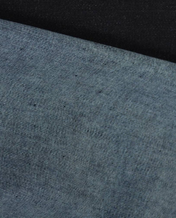 Последний отрез-1.4м Ткань Джинс 1805 цвет синий картинка 1