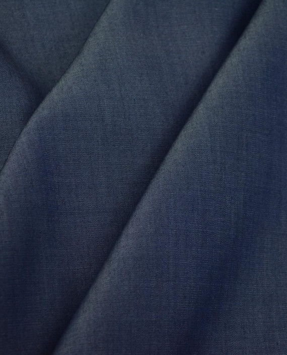 Ткань Джинс Рубашечный 862 цвет синий картинка 1