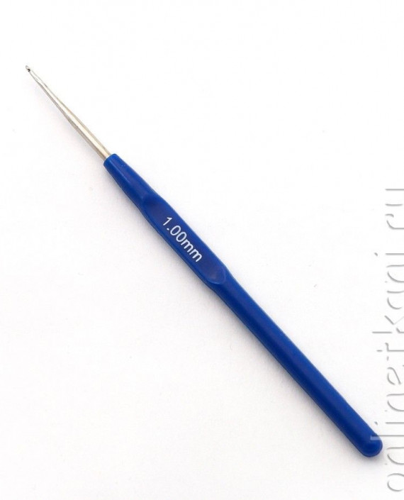 Крючок для вязания 1.00 мм 010 цвет синий картинка