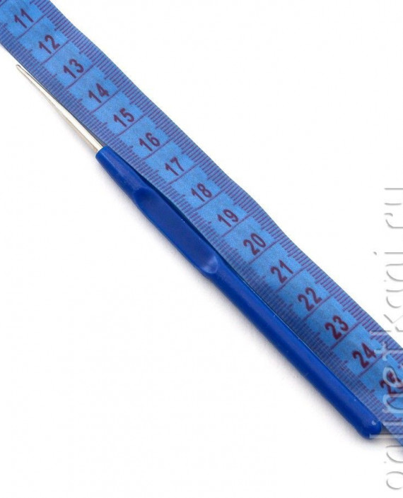 Крючок для вязания 1.00 мм 010 цвет синий картинка 2