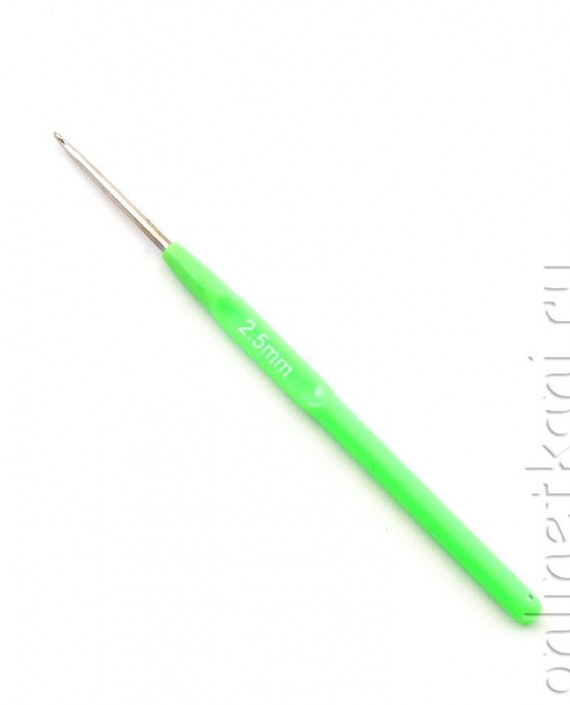 Крючок для вязания 2.5 мм 013 цвет зеленый картинка