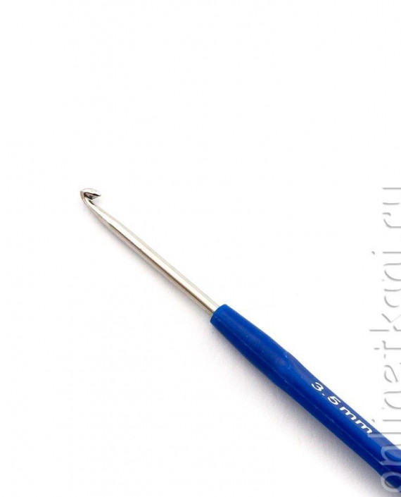 Крючок для вязания 3.5 мм 015 цвет синий картинка 1