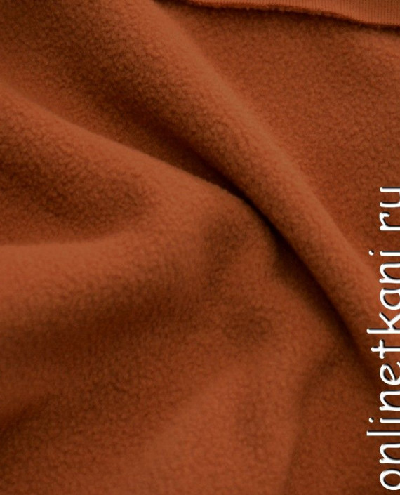 Ткань Флис 0011 цвет оранжевый картинка