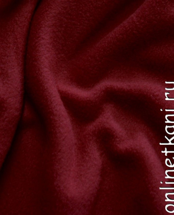 Ткань Флис 0013 цвет бордовый картинка