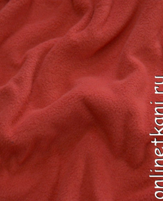Ткань Флис 0025 цвет красный картинка
