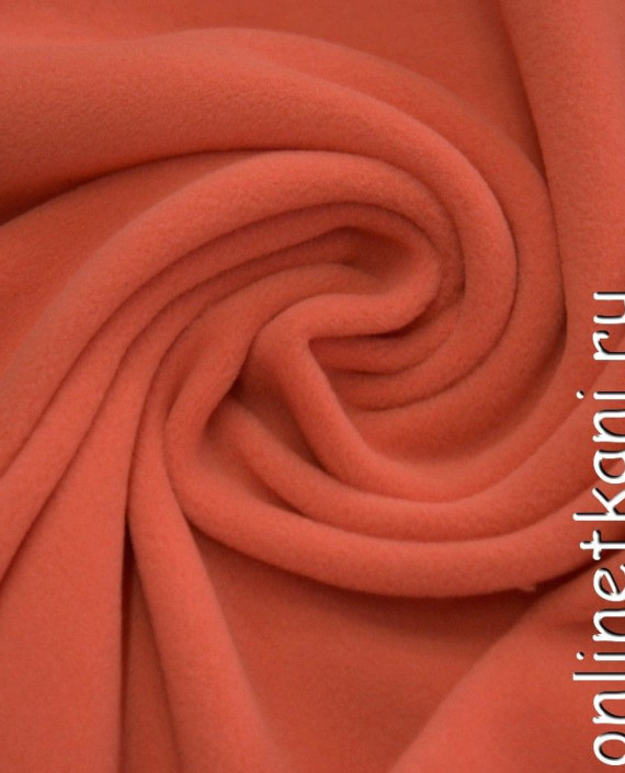 Ткань Флис 0042 цвет оранжевый картинка 1
