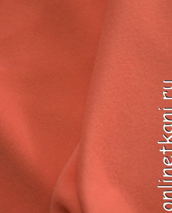 Ткань Флис 0042 цвет оранжевый картинка 2
